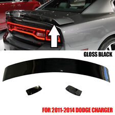 REAR SPOILER FOR 2011 2012  2013 2014 DODGE CHARGER GLOSS BLACK Super Bee Style picture