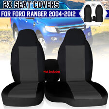 Fits 2004-2012 FORD RANGER 60/40 HIBACK CAR SEAT COVERS Deep-Gray picture