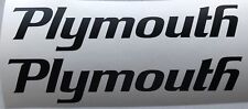 Plymouth Decal 8” X 1 5/8” picture