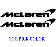 2x Mclaren Logo Vinyl Decal 10” You Pick Color picture