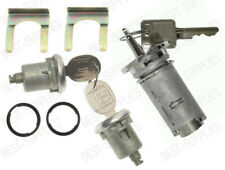 Ignition Lock Cylinder & Door Lock Pair Set W/ Keys for listed Chevy vehicles picture