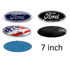 FORD 7 Inch Front Grille Tailgate Logo Emblem 3D Oval 3M Adhesive F150 F250 F350 picture