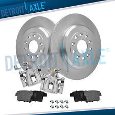 Rear Disc Rotors & Calipers Ceramic Brake Pads for Ford Taurus X Mercury Montego picture