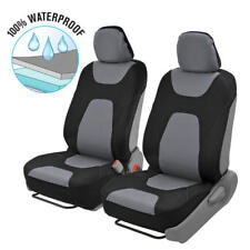 3-Layer Waterproof Seat Covers for Car SUV Auto Sideless Black/Gray 2 Front picture