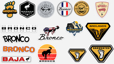 Ford Bronco stickers decals classic new 1966-1977 2021 2022 nation sasquatch picture
