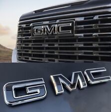 NEW Front Grille Emblem Chrome Fit For 2019 - 2024 GMC Sierra 1500 2500HD 3500HD picture