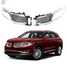Fit For 2016 2017 2018 Lincoln MKX Left And Right Front Upper Grille Chrome picture