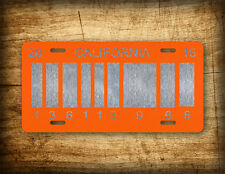 Back To The Future 2 Delorean Barcode License Plate    picture