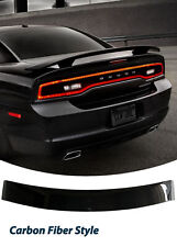 Rear Spoiler For 2011- 2014 Dodge Charger Carbon Fiber Style Super Bee 2-Post picture