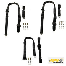 Rear Seat Belt Kit to Suit Holden HK HT HG Kingswood and Belmont picture