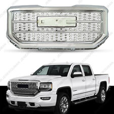Front Grill For 16-18 GMC Sierra 1500 SLT SLE Chrome Upper Grille 2019 Limited picture