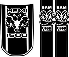  Muscle Ram Truck Hood & Bedstripes Graphic PKG. Compatible with Dodge Ram 1500  picture
