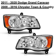 2011-2019 Dodge Grand Caravan 08-16 Chrysler Town & Country Headlights Headlamps picture