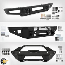 For Ford Bronco 2021 2022 2023 Steel Front Bumper W/ D-ring Mounts Off-Road picture