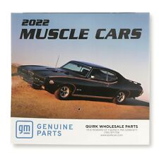 NEW Genuine GM Muscle Car 2022 12 Month Calendar Buick Corvette Firebird Pontiac picture