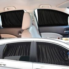Pair Foldable Car Side Window Curtain Auto UV Protection Sun Shade Accessories picture