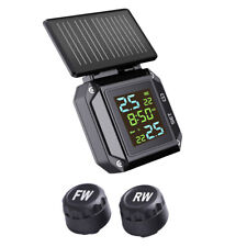 TPMS Motorcycle Accessories Solar Charge External Sensors LCD Display Monitoring picture
