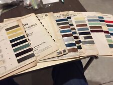 RARE VINTAGE HUDSON PAINT CHIP SHEETS.  YEARS 39-54  LOOK picture