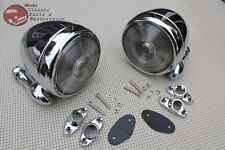 Chrome Dummy Outside Mounted Spot Lights Custom Pickup Vintage Classic Car Pair picture