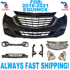 For 2018-2021 Chevrolet Chevy Equinox Front Bumper Upper Lower Grill Fog Lights picture