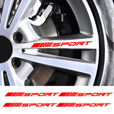 4PCS SPORT Car Rims Wheel Hub Racing Sticker Graphic Strip Decal Accessories picture