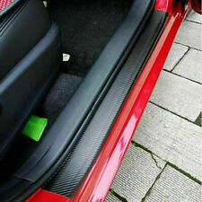 Auto Accessories 5D Glossy Carbon Fiber Vinyl Car Scuff Plate Door Sill Stickers picture