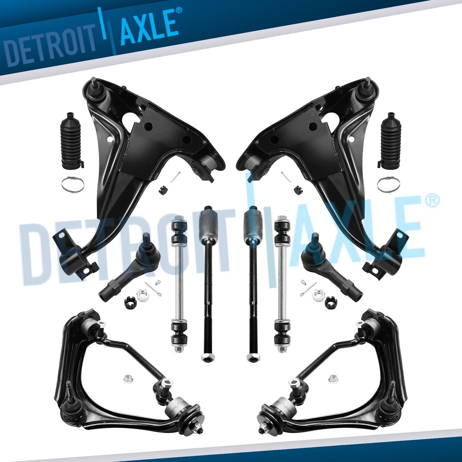 Front Control Arms + Tierods Sway Bars for Ford Explorer Mountaineer 4.0L 4 Door