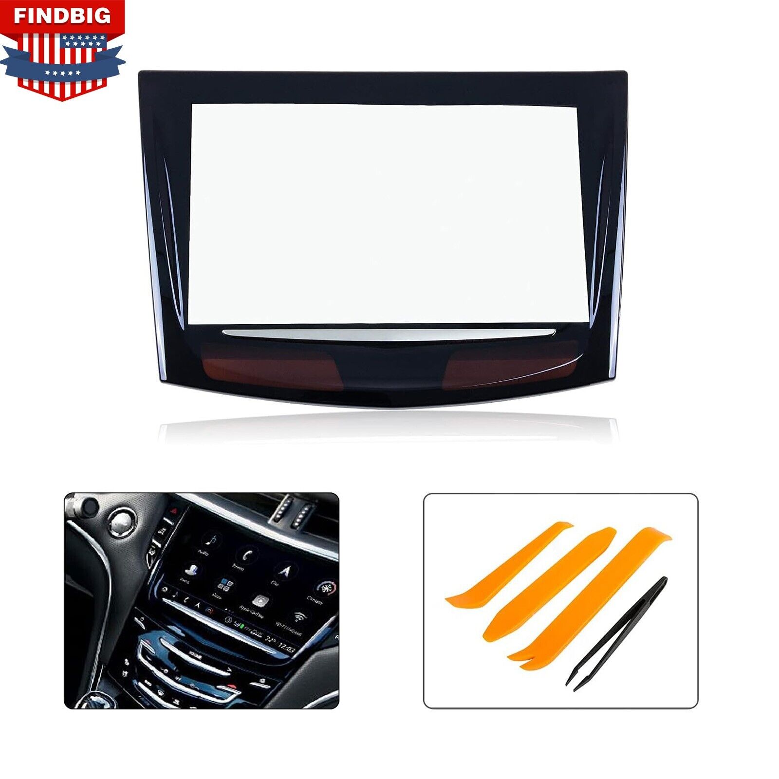 Touch Screen Display for 2018-2021 Cadillac Escalade ATS CTS XTS CUE TouchSense