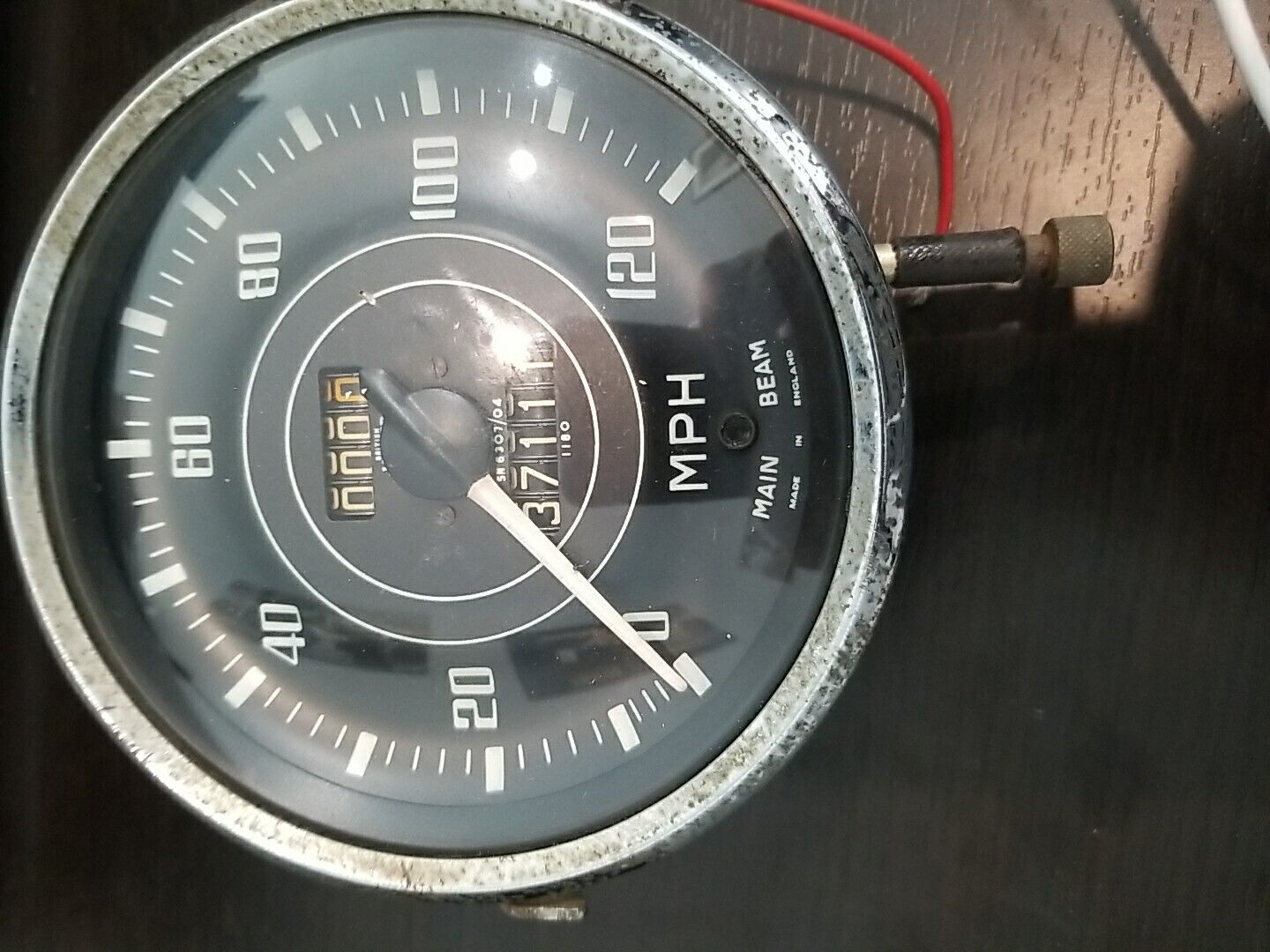 Triumph TR3 British Jaeger Speedometer Domed Glass