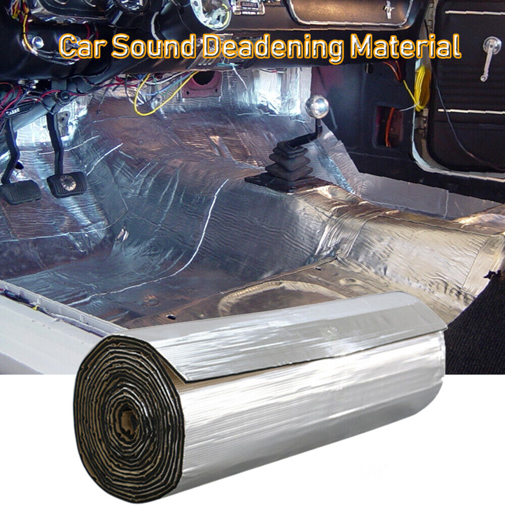 Car Insulation Sound Deadening Heat Shield Thermal Noise Proof Mat 80''x 39''