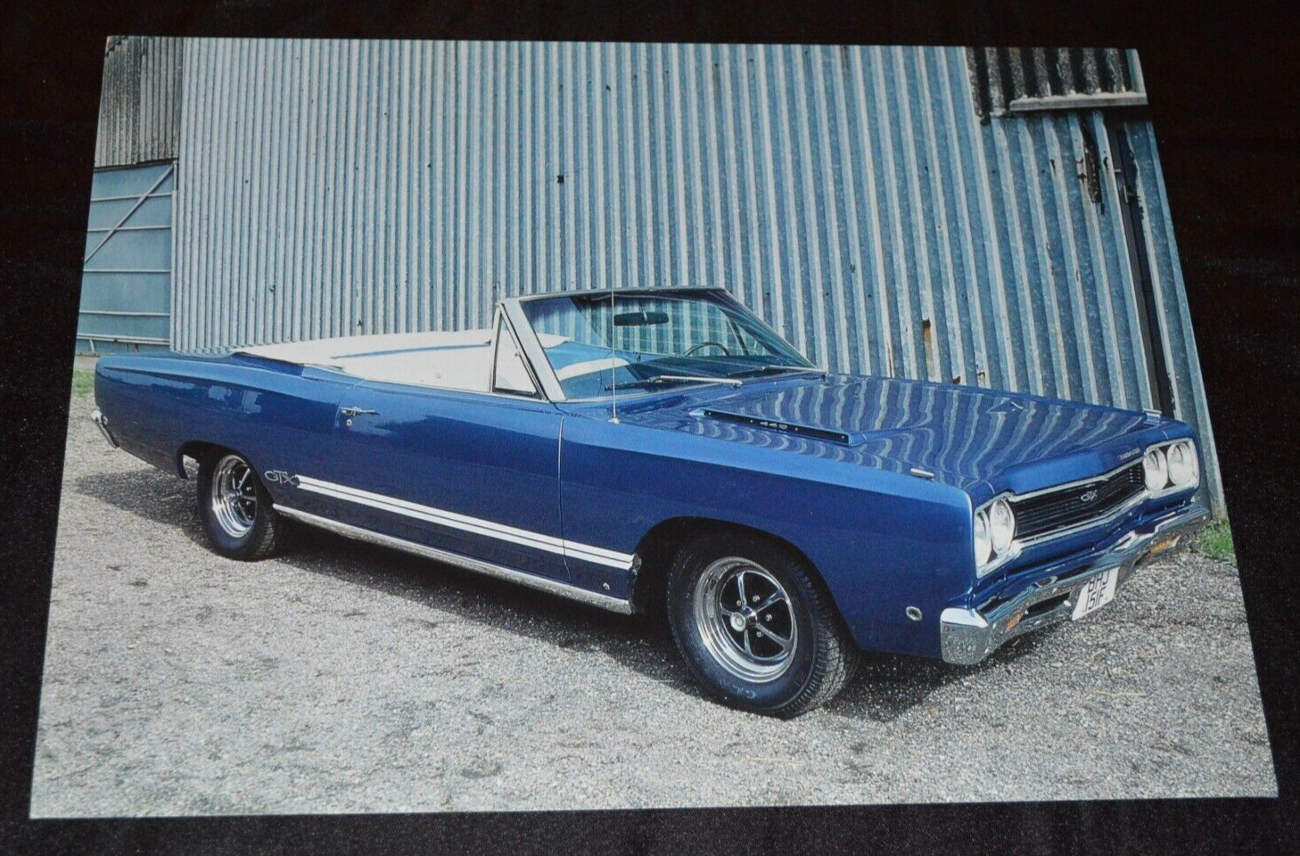 1968 PLYMOUTH GTX 440 CONVERTIBLE FEATURE PRINT PHOTO POSTER PICTURE 68 COMMANDO