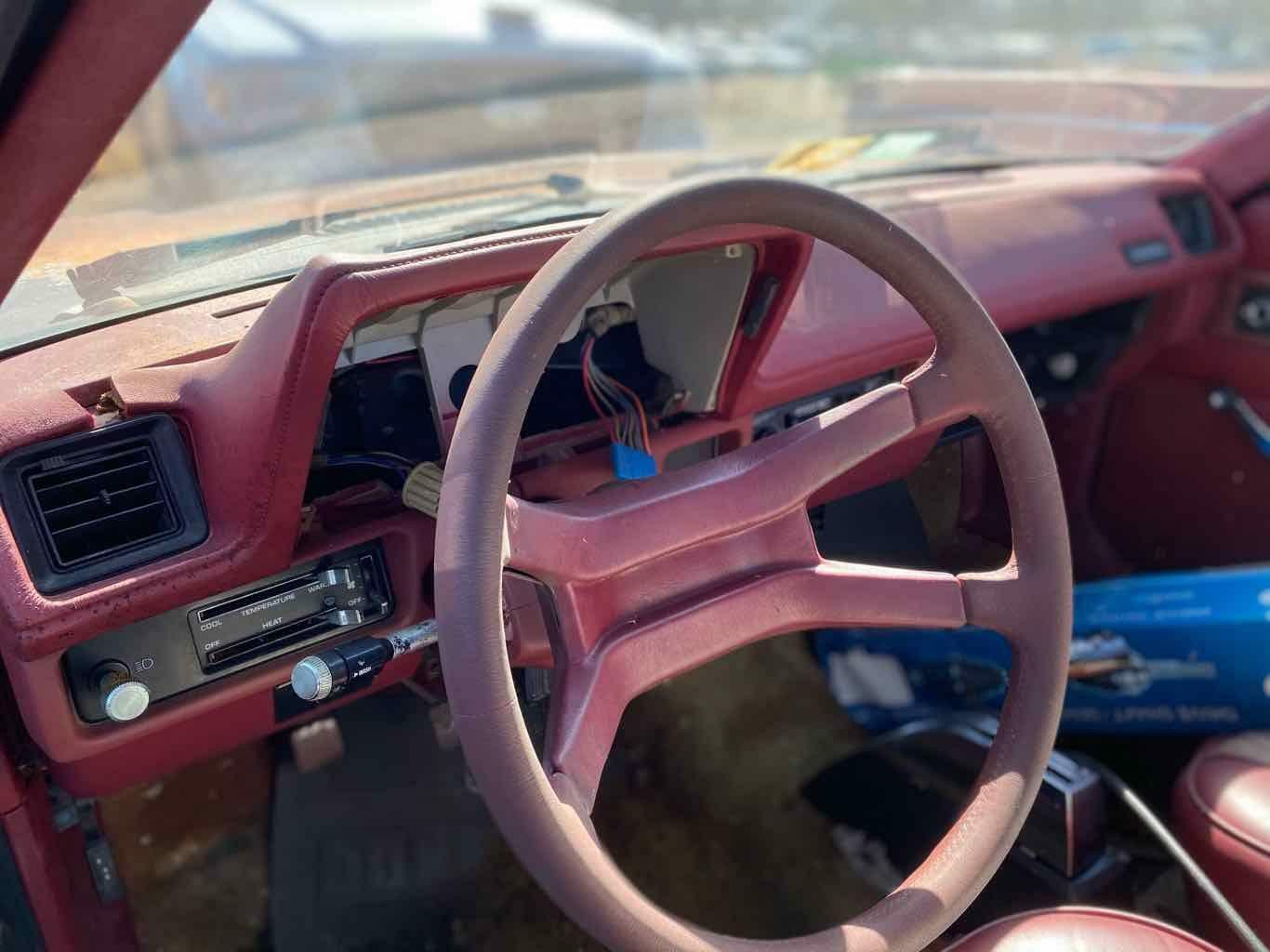 Steering Wheel DODGE RAMPAGE 82 83 84 Red