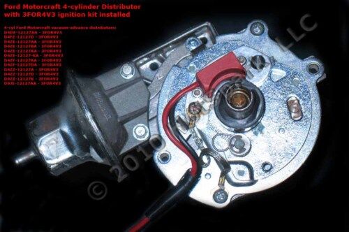 Electronic Ignition Conversion:  Ford Pinto 4-cyl Motorcraft Distributor 3FOR4V3
