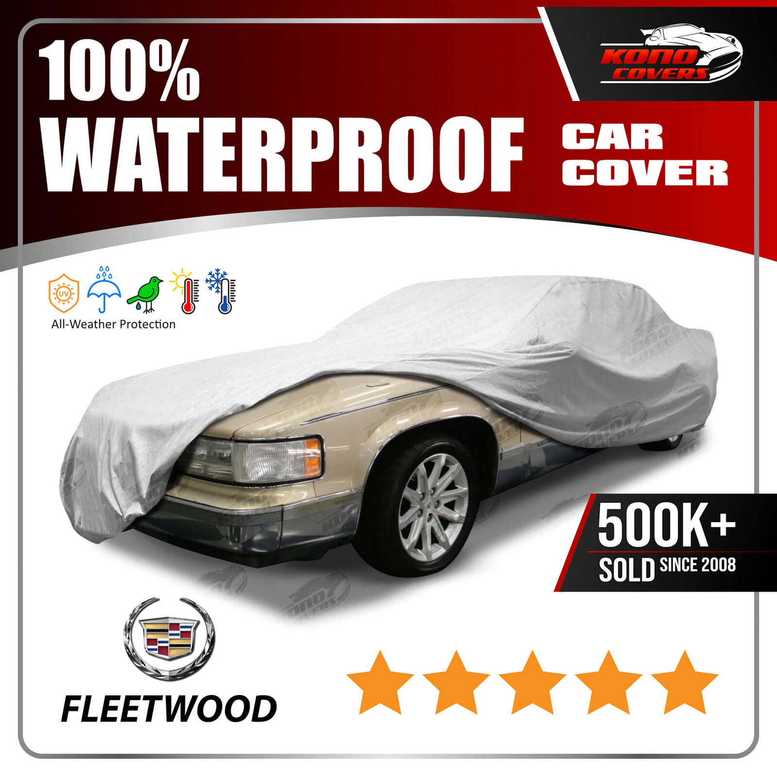 [CADILLAC FLEETWOOD] CAR COVER - Ultimate Full Custom-Fit All Weather Protect