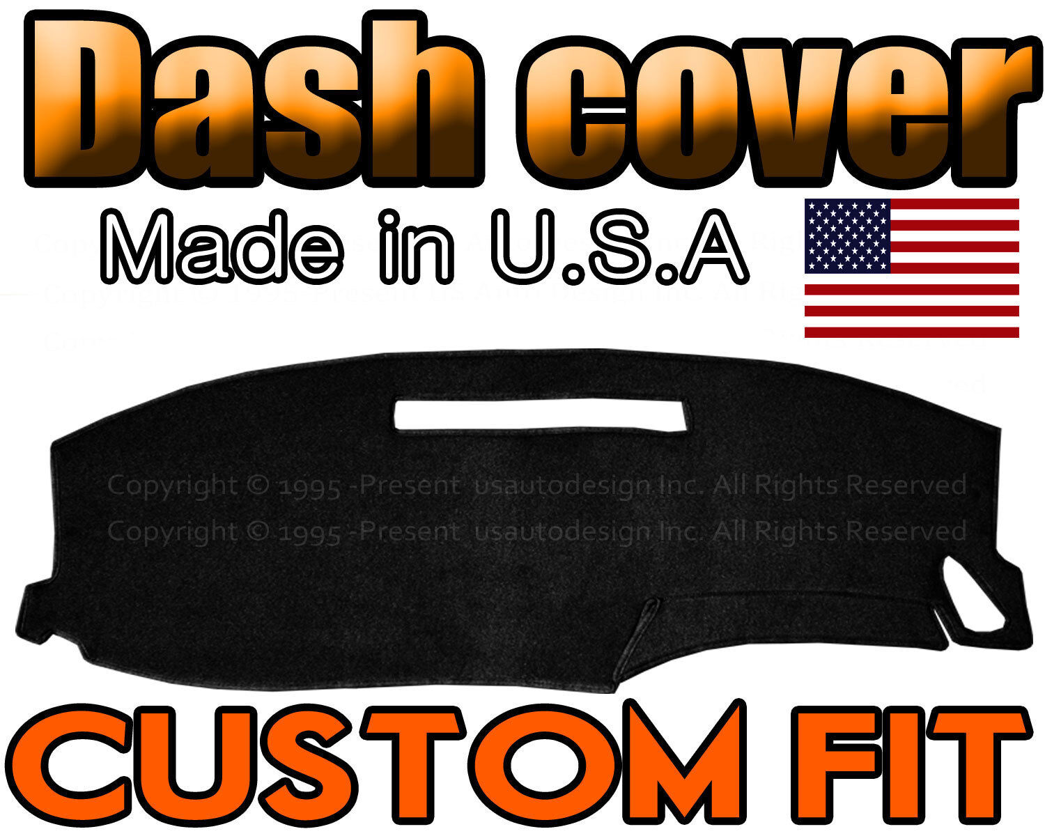 fits 2000-2006  CHEVROLET  MONTE CARLO   DASH COVER  DASHBOARD  MAT  / BLACK