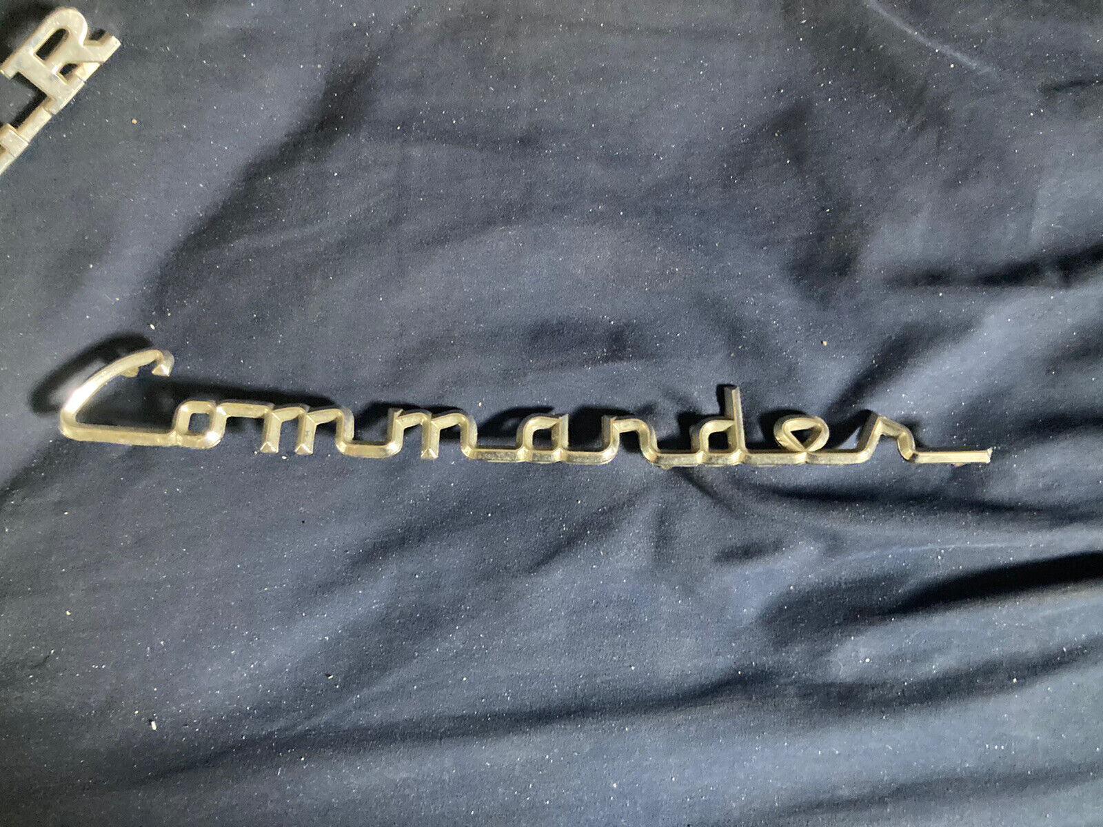 1950s Studebaker Commander Nameplate Emblem