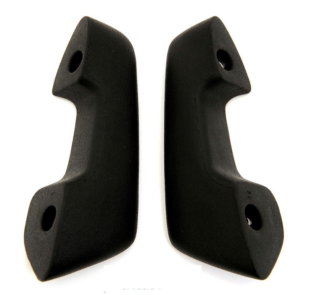NEW 1957-1967 Black Arm Rest Pads Falcon, Pick Up Truck, Bronco Pair both Sides