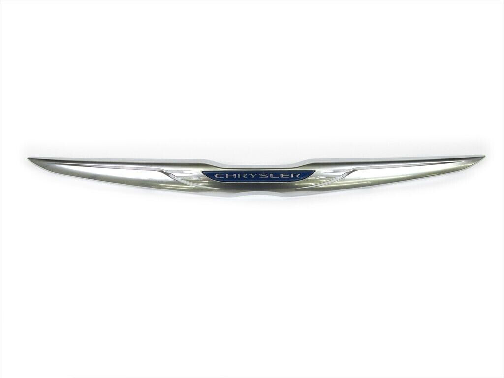 11-14 Chrysler 300 SILVER WINGS W/ BLUE ACCENT EMBLEM BADGE NAMEPLATE NEW MOPAR