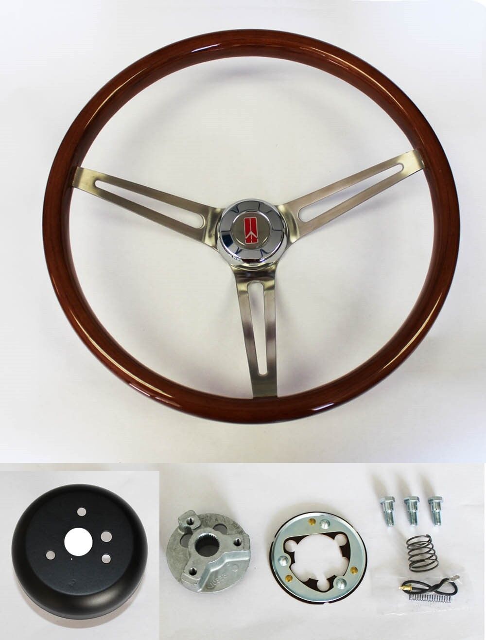 Oldsmobile Cutlass 442 88 Wood Steering Wheel 15