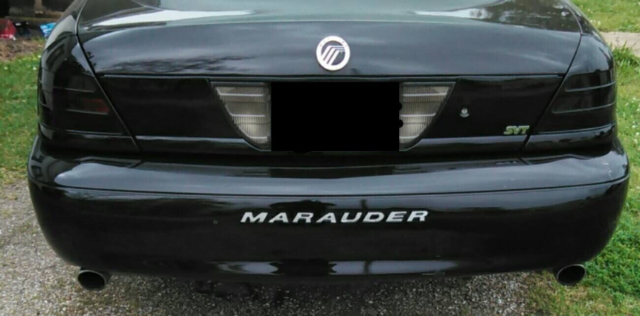 BDTrims | Chrome Bumper Letters for Mercury Marauder 2000 2004 Plastic Inserts