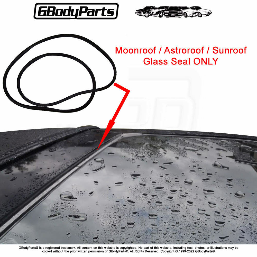 78-88 for GM models w/FACTORY Astro Sun Moon Roof Weatherstrip GLASS Seal ONLY