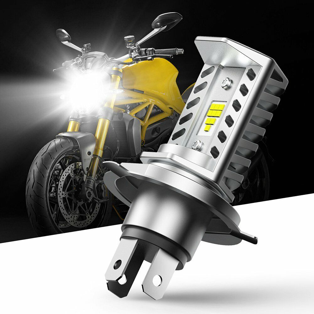 H4 9003 HB2 LED Motorcycle Headlight Bulb HID Hi/Low Beam 6500K High Power EOA