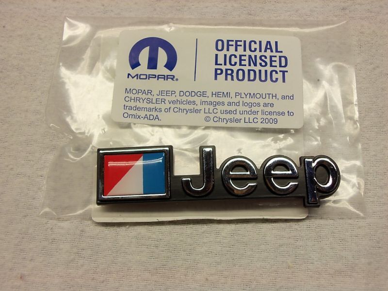 AMC/Jeep emblem, CJ Laredo, CJ emblem, Jeep  emblem