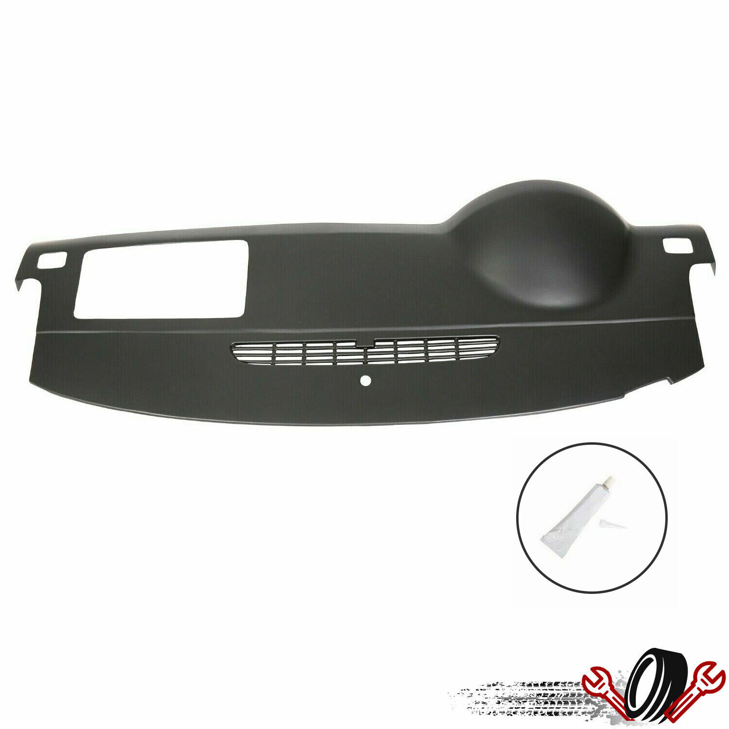 Fit For Chevy Tahoe Avalanche Suburban Yukon Dashboard Cover Cap 2007-2014 Black