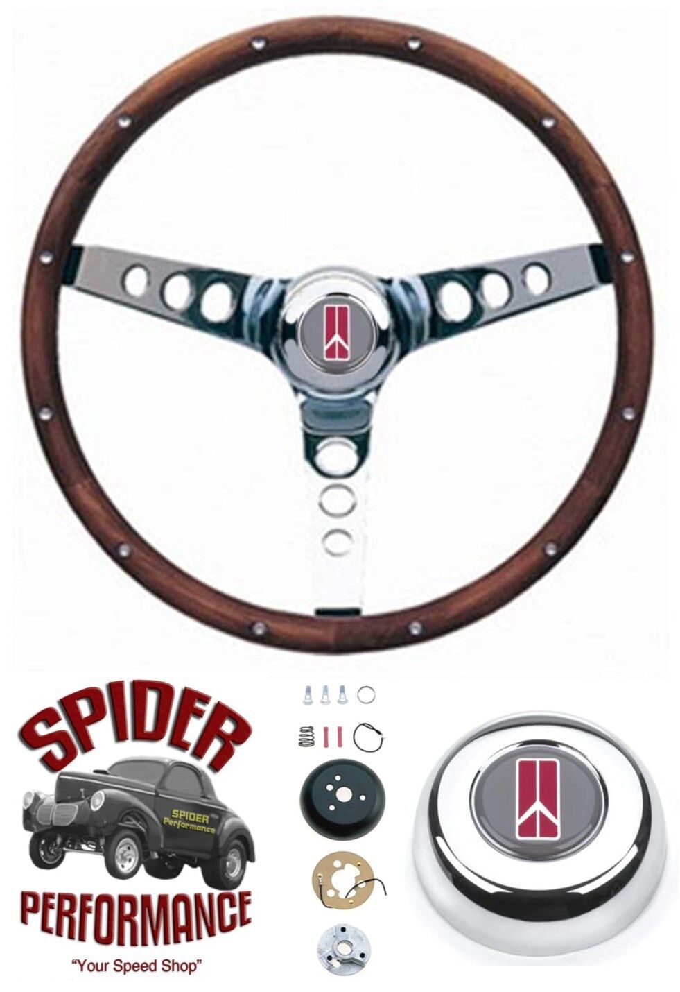 1969-1989 Oldsmobile steering wheel 13 1/2\