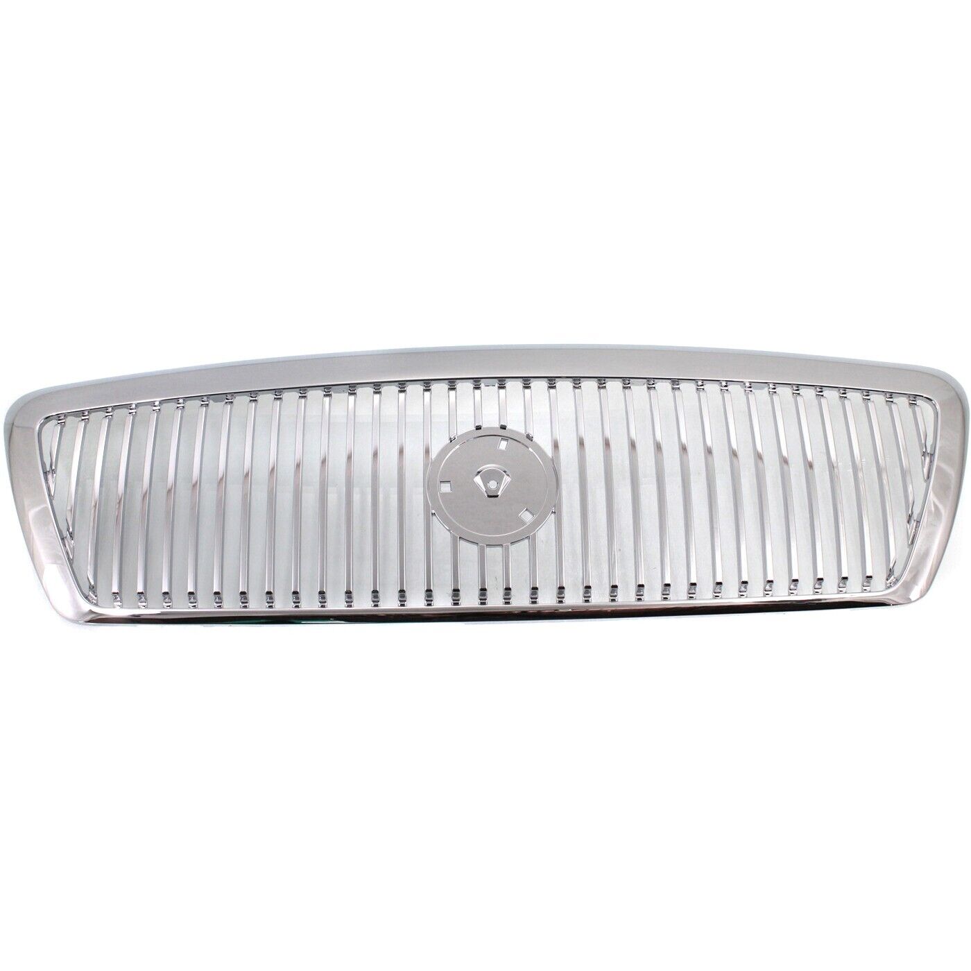 Grille For 2003-2005 Mercury Grand Marquis Monotone Chrome Shell and Insert