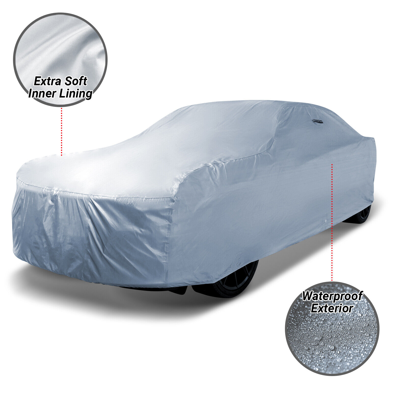 100% Waterproof / All Weather [CADILLAC BROUGHAM] 100% Premium Custom Car Cover