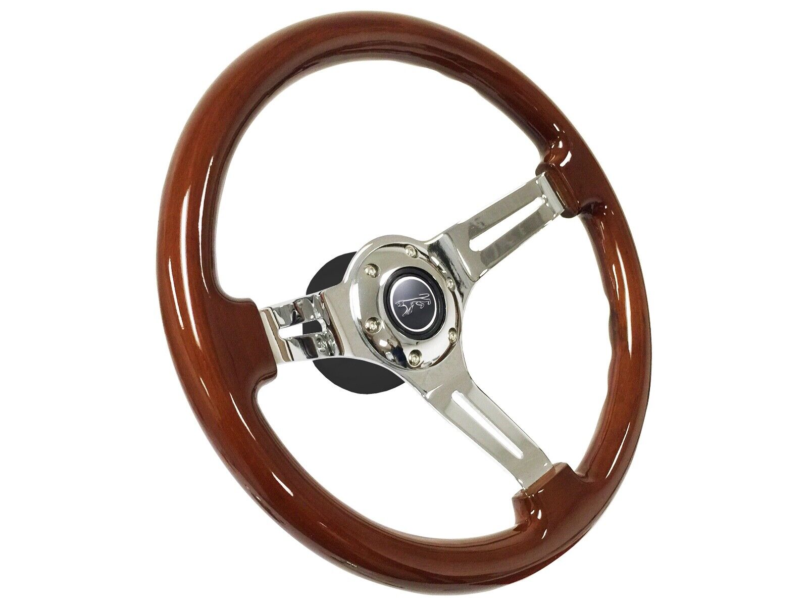 1968-73 Mercury Cougar 6-Bolt Mahogany Steering Wheel Kit