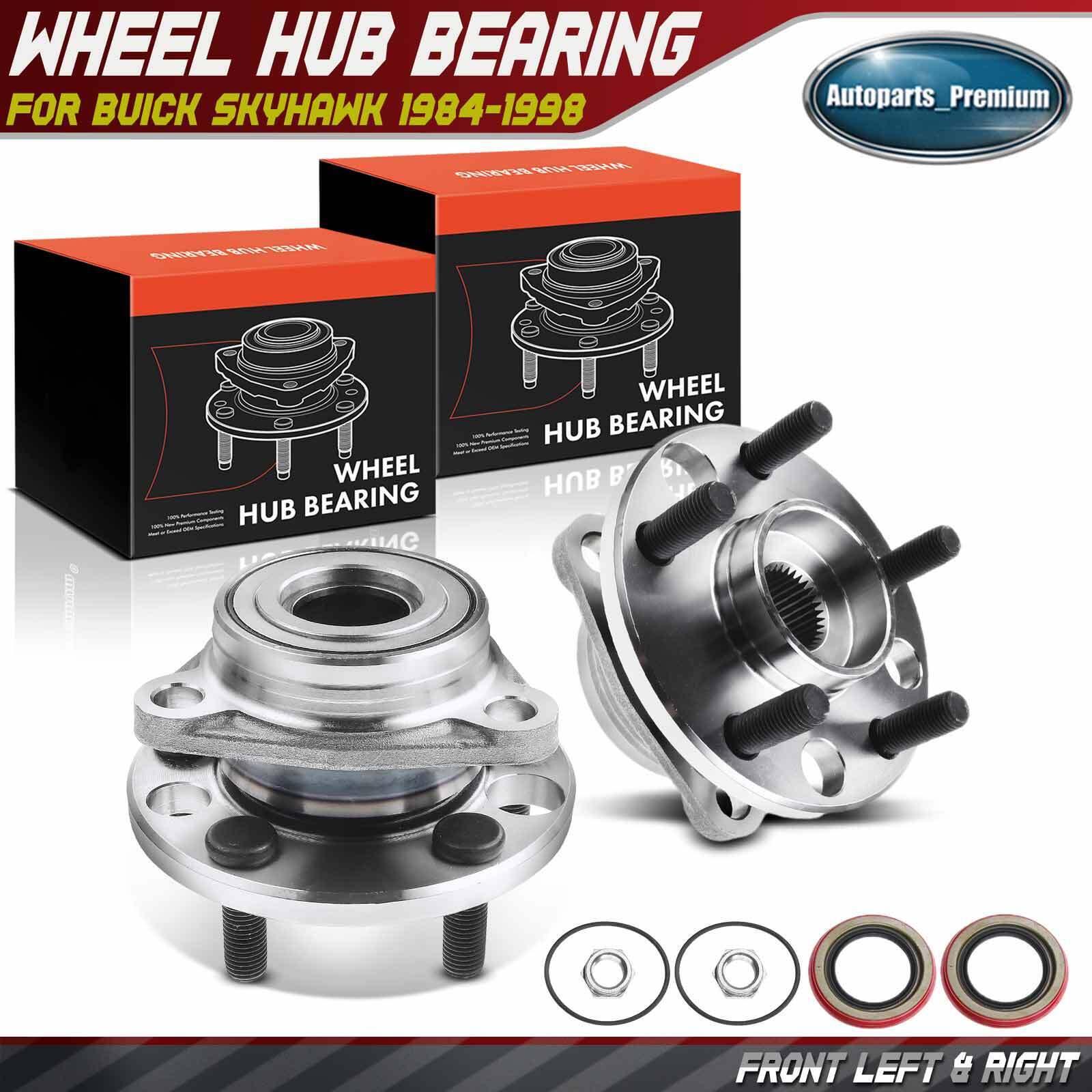 2x New Front Left & Right Wheel Bearing Hub Assembly for Buick Skyhawk 1984-1989