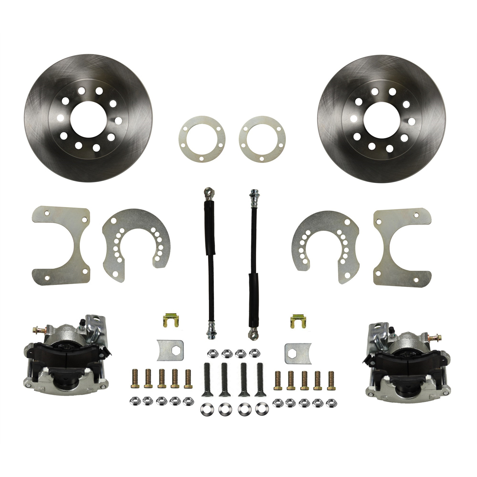 Rear Disc Brake Conversion Kit for Mopar 8-3/4 and 9-3/4 with Parkring Brake